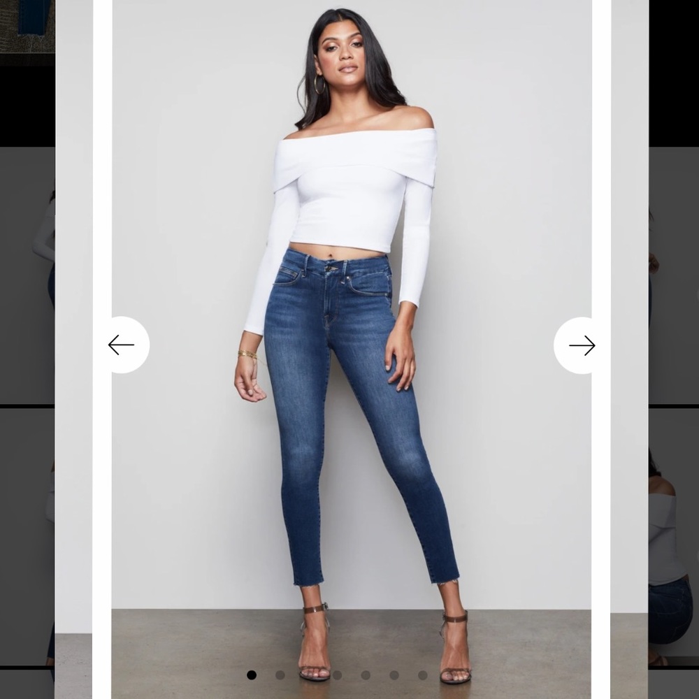 Good American Good Waist Crop